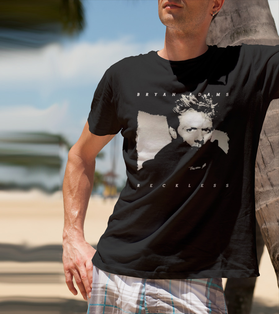 Bryan Adams Reckless Album Cover T-Shirt