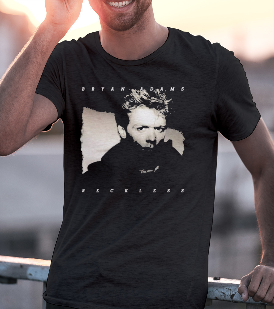 Bryan Adams Reckless Album Cover T-Shirt