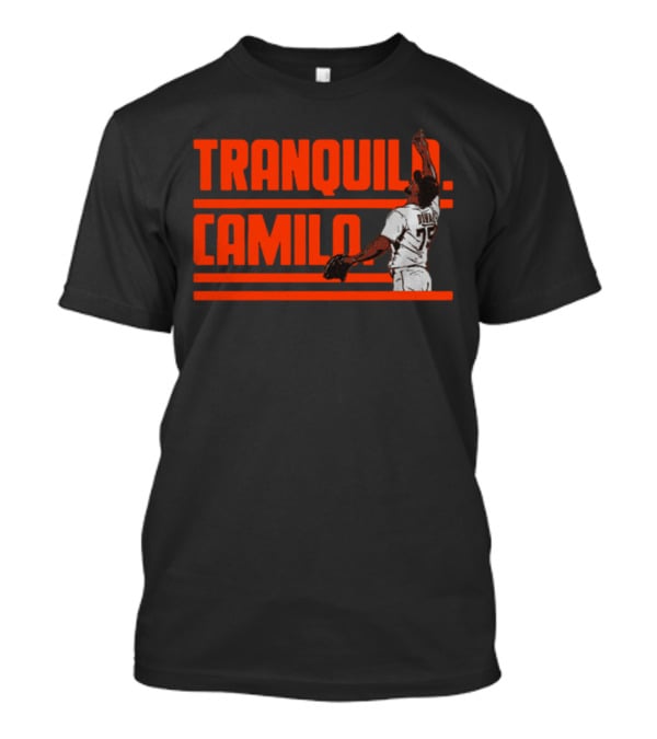 TRanquilo Camilo Doval Baseball Pitcher Iconic Action T-Shirt