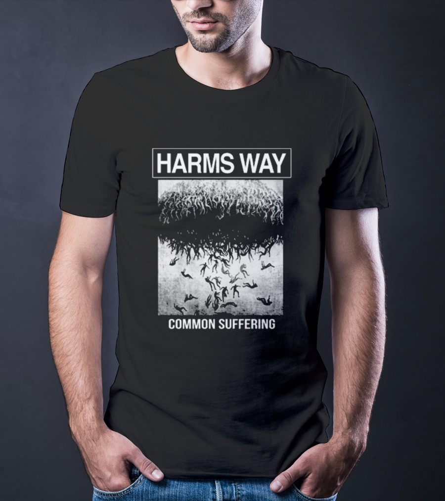 HARMS WAY Common Suffering Falling Figures T-Shirt