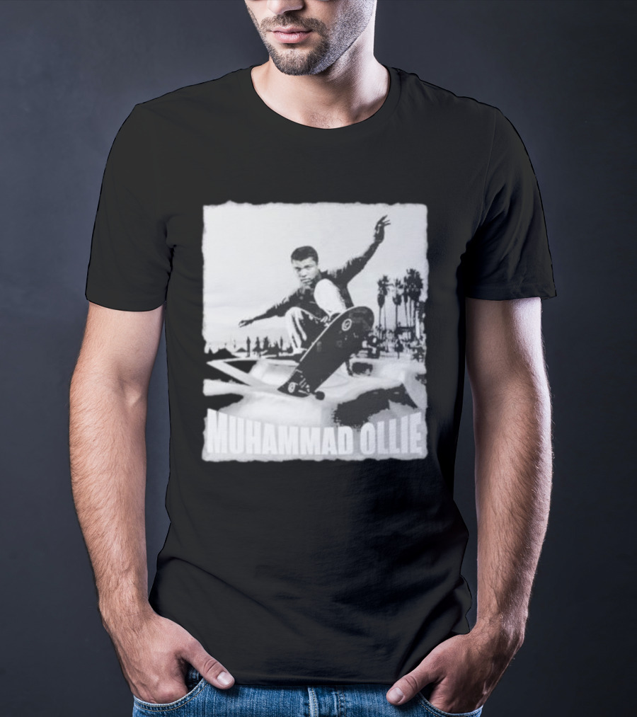 Muhammad Ollie Skateboarding Legend Crossover T-Shirt
