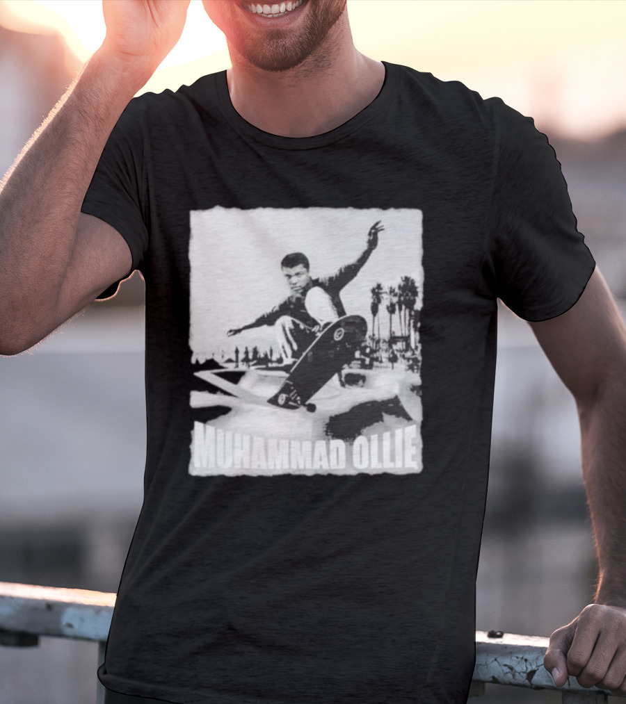Muhammad Ollie Skateboarding Legend Crossover T-Shirt