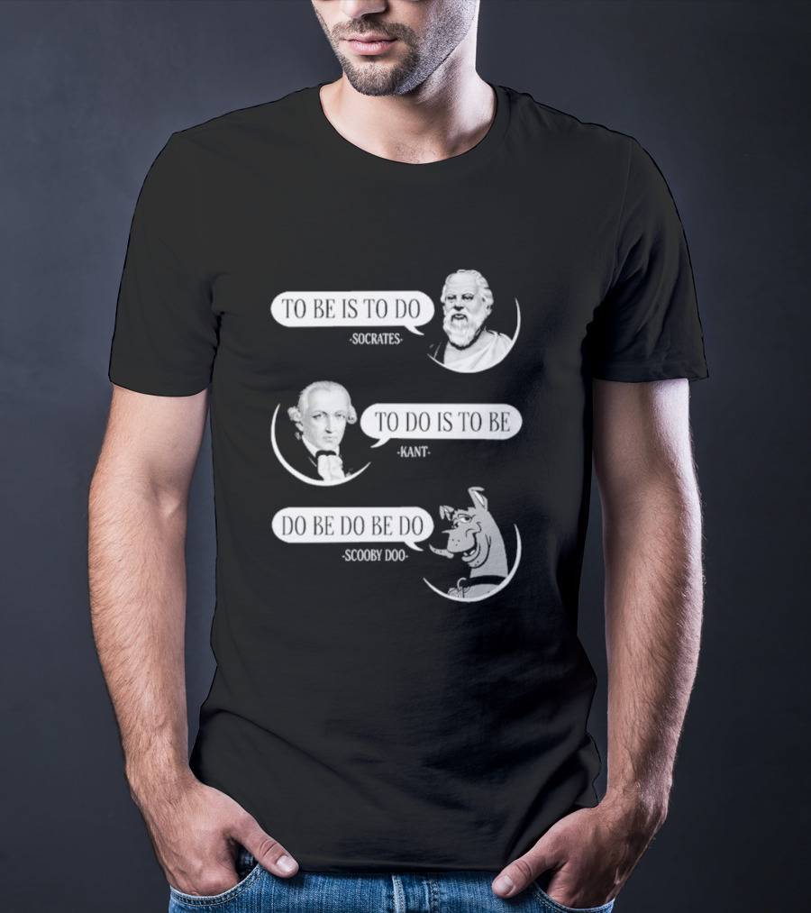 Socrates Kant Scooby Doo Philosophy Mashup T-Shirt
