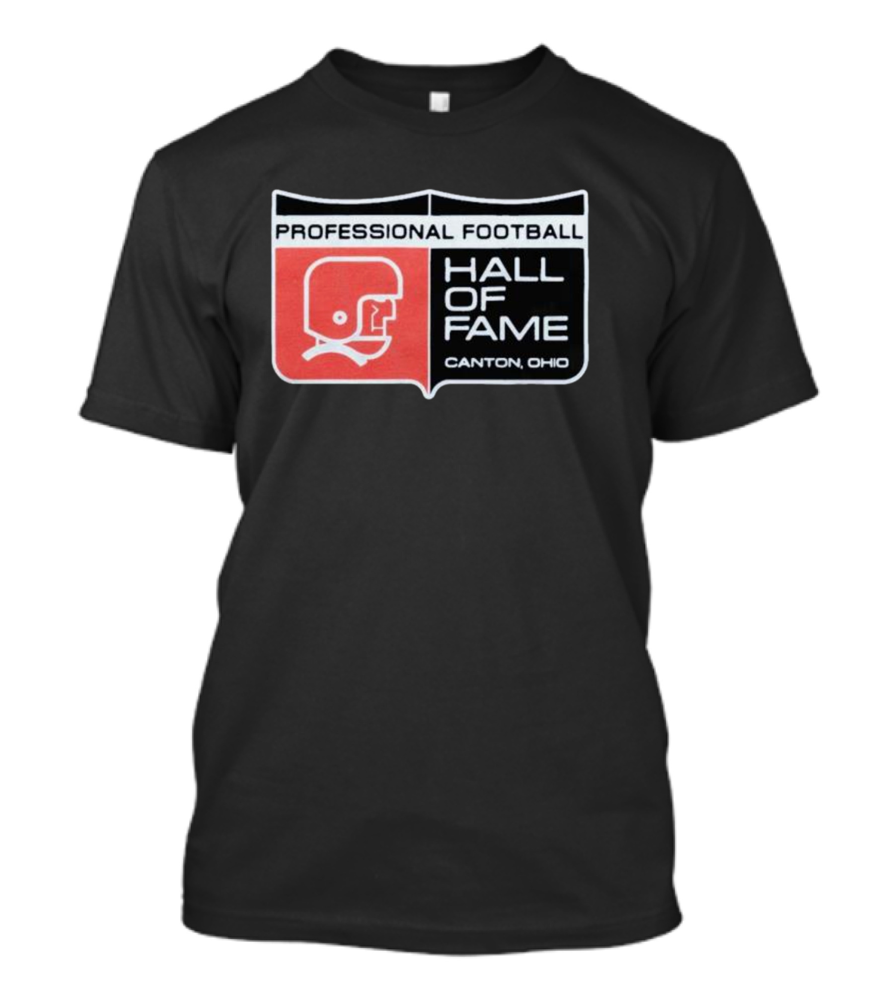 Professional Football Hall Of Fame Canton Ohio Vintage Helmet T-Shirt