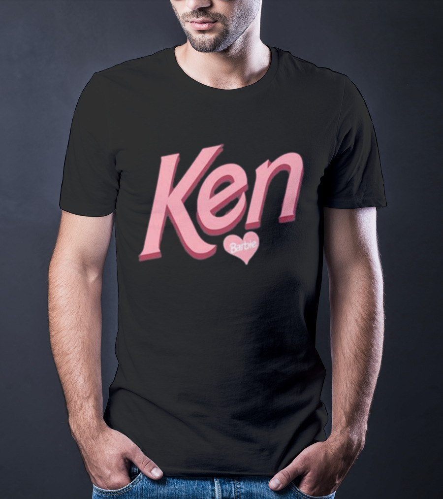 Ken Barbie Heart Love Valentine's T-Shirt