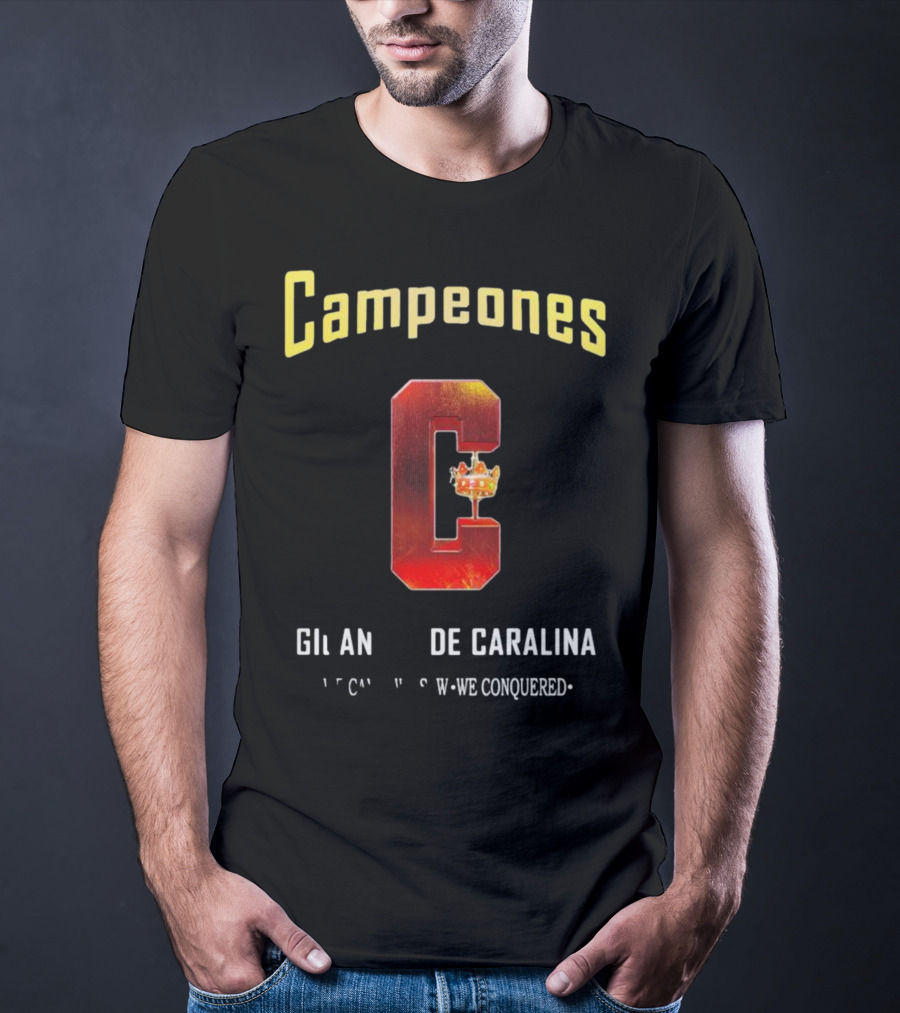 Campeones Gigantes De Caralina Crowned Victory T-Shirt