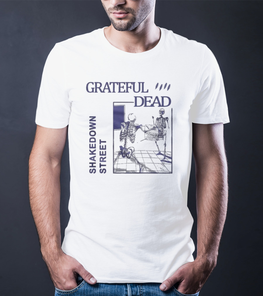 Grateful Dead Shakedown Street Skeleton Dance T-Shirt