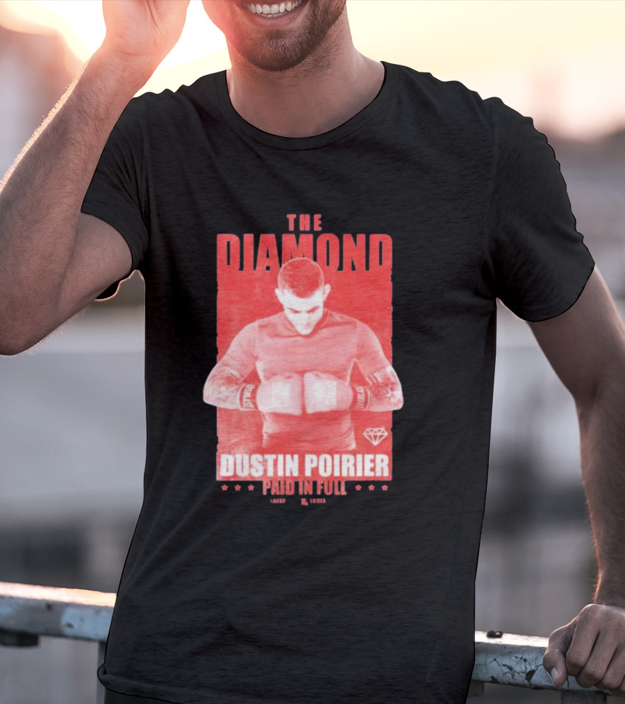 The Diamond Dustin Poirier Paid In Full Diamond Boxing T-Shirt