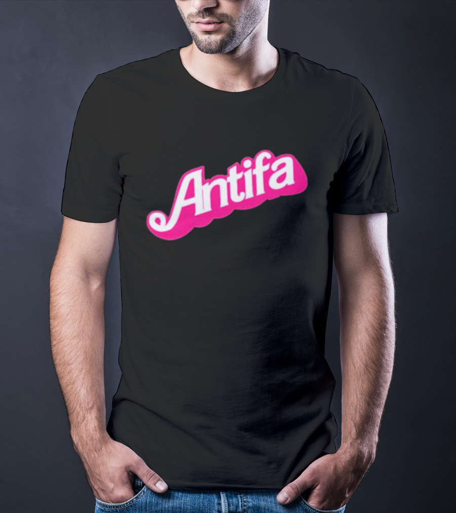 Walter Masterson Barbie Antifa Pink T-Shirt