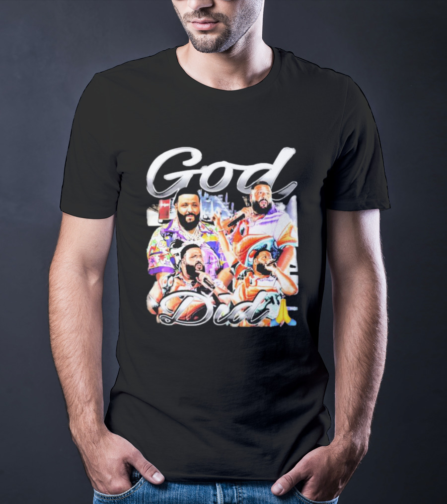 DJ Khaled God Did Graphic Illustration Prayer Hands T-Shirt