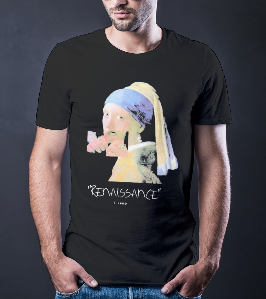 Renaissance Girl With A Pearl Earring Eleven Paris Men's T-Shirt