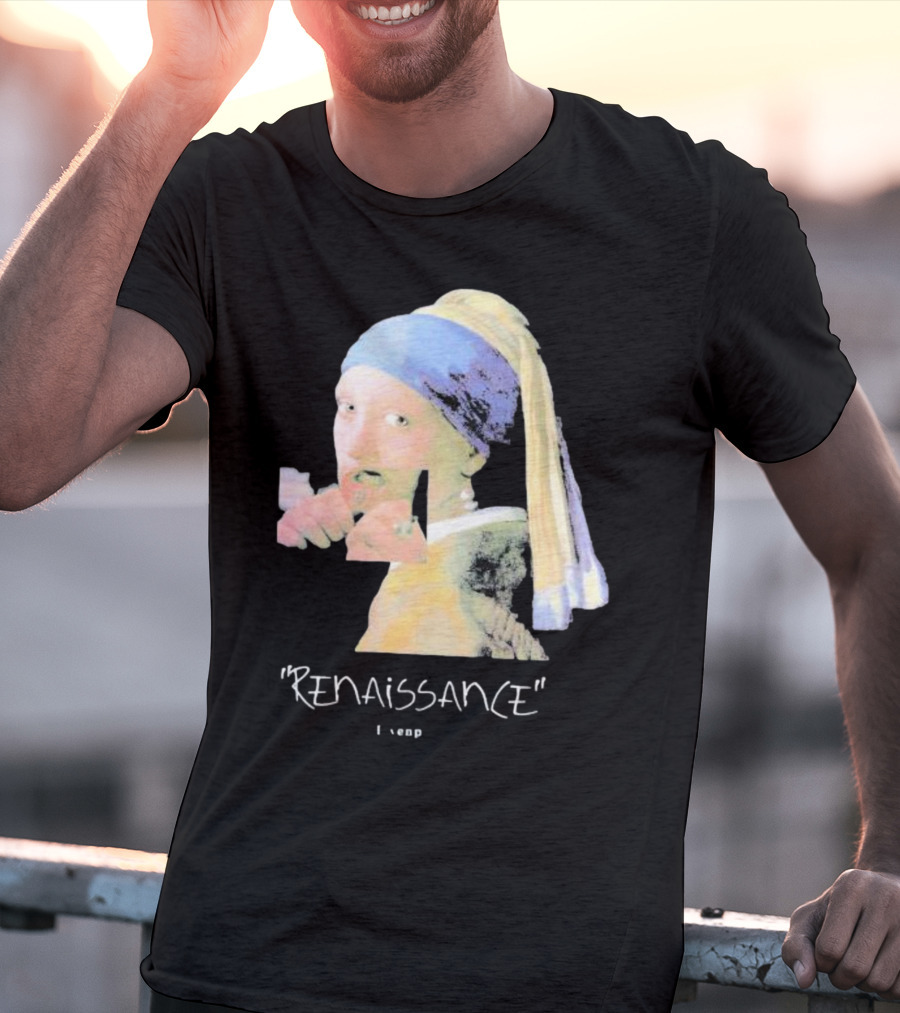 Renaissance Girl With A Pearl Earring Eleven Paris Men's T-Shirt