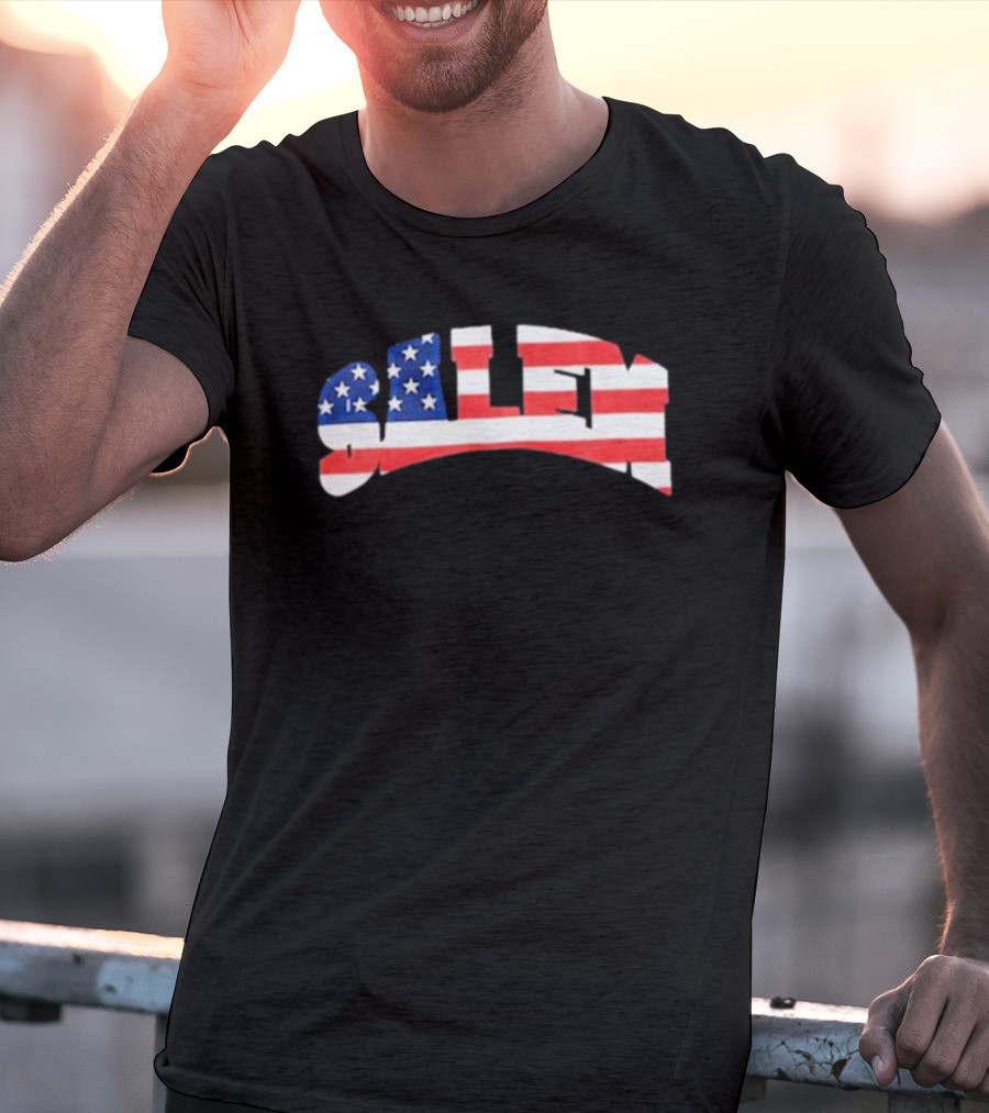 American Flag Salem T-Shirt