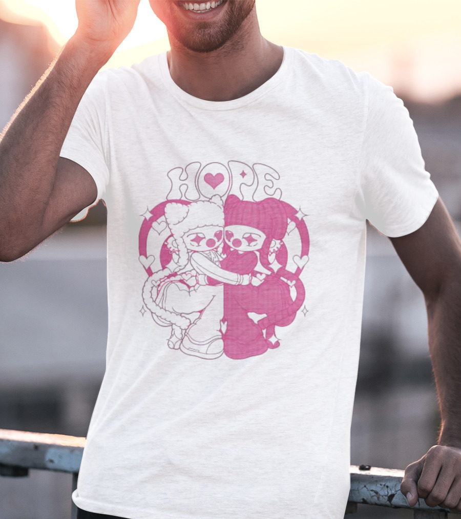 Hope Heart Embrace LizI Grace T-Shirt