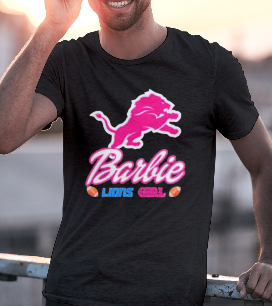 Barbie Lions Girl Football T-Shirt