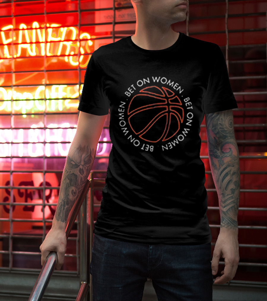 Bet On Women Basketball Circle Champion T-Shirt