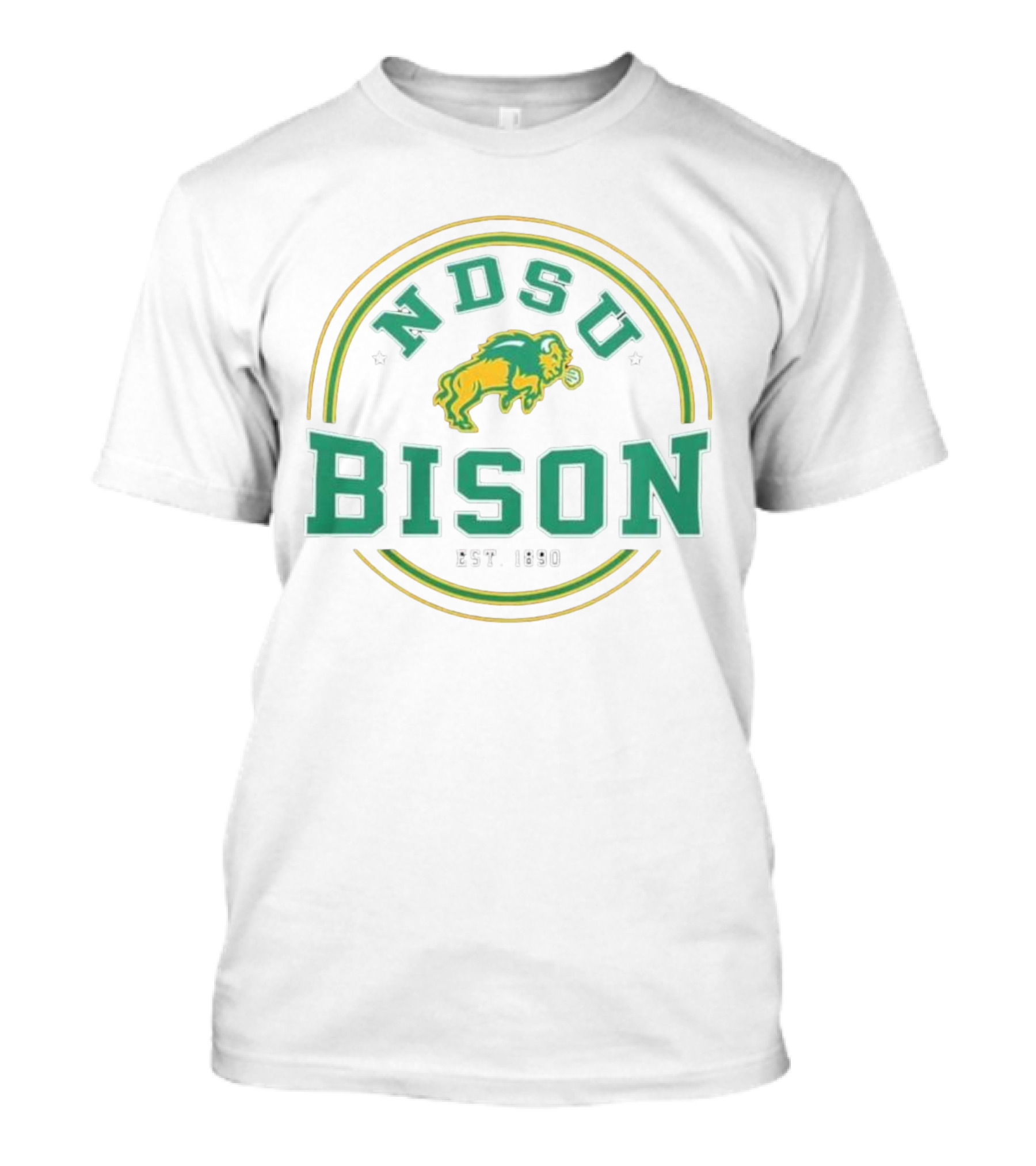 North Dakota State Bison NDSU Est. 1890 Henley By Colosseum T-Shirt