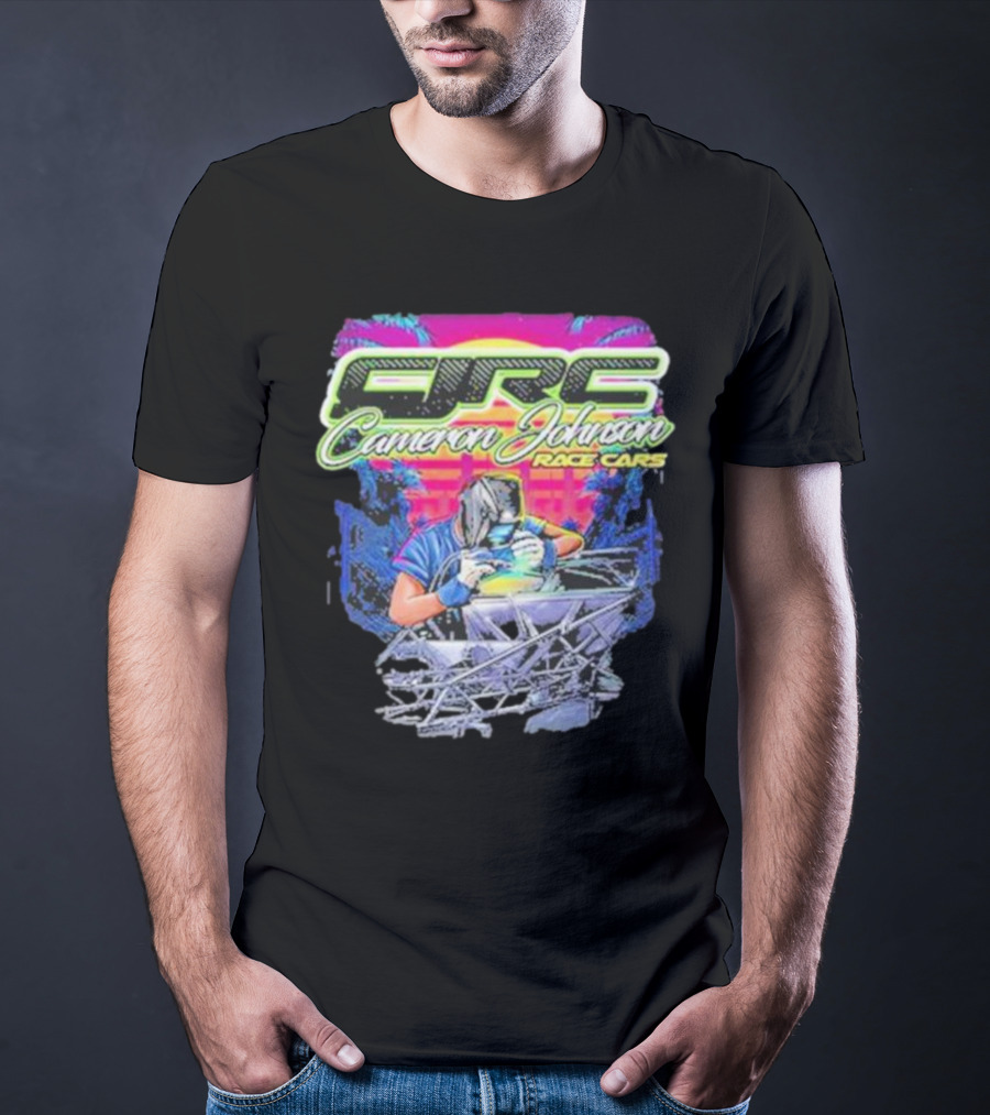 CJRC Cameron Johnson Race Cars Vibrant Welding T-Shirt