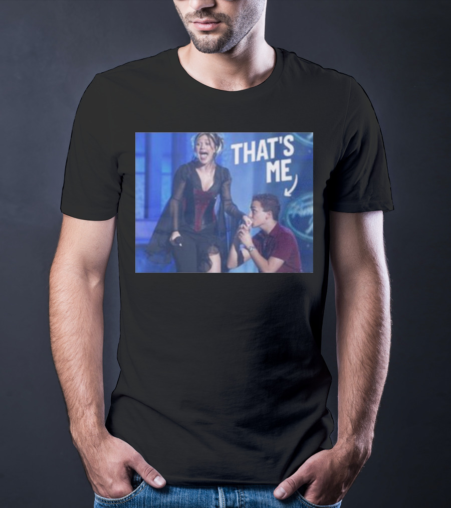 That's Me Iconic Moment Text With Enthusiastic Reaction T-Shirt