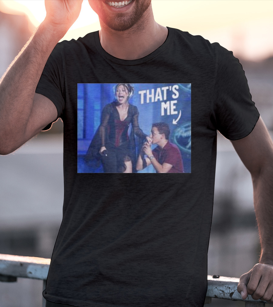 That's Me Iconic Moment Text With Enthusiastic Reaction T-Shirt
