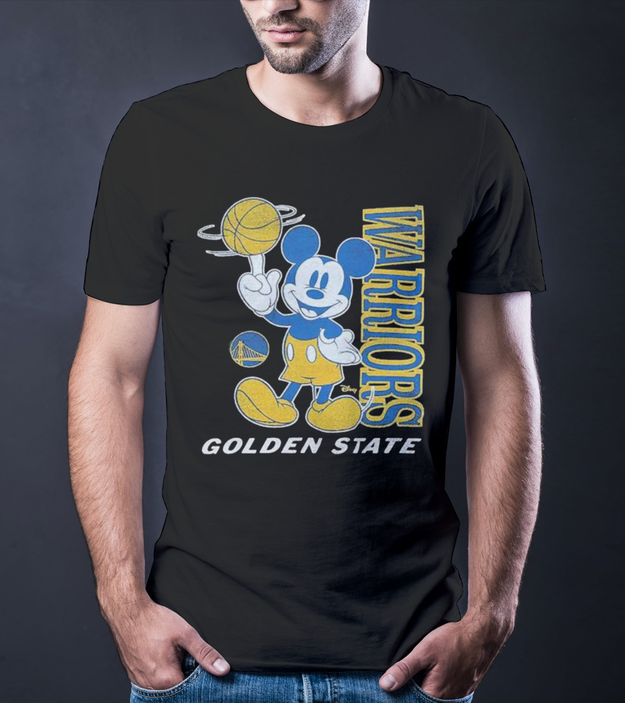 Warriors Golden State Mickey Mouse Basketball T-Shirt