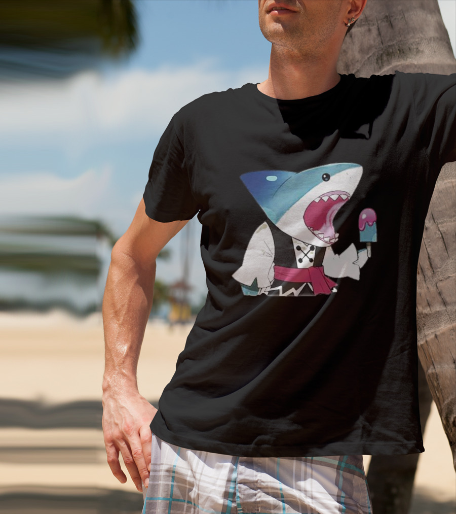 Shroomie Sorbet Shark Cookie Ice Cream Treat T-Shirt