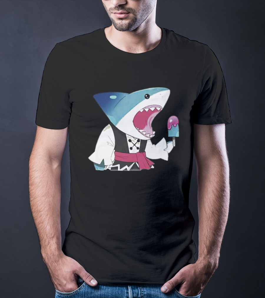 Shroomie Sorbet Shark Cookie Ice Cream Treat T-Shirt