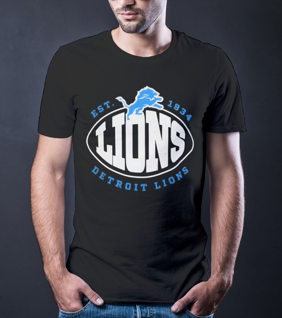 Detroit Lions Est. 1934 Boss X NFL Tra T-Shirt