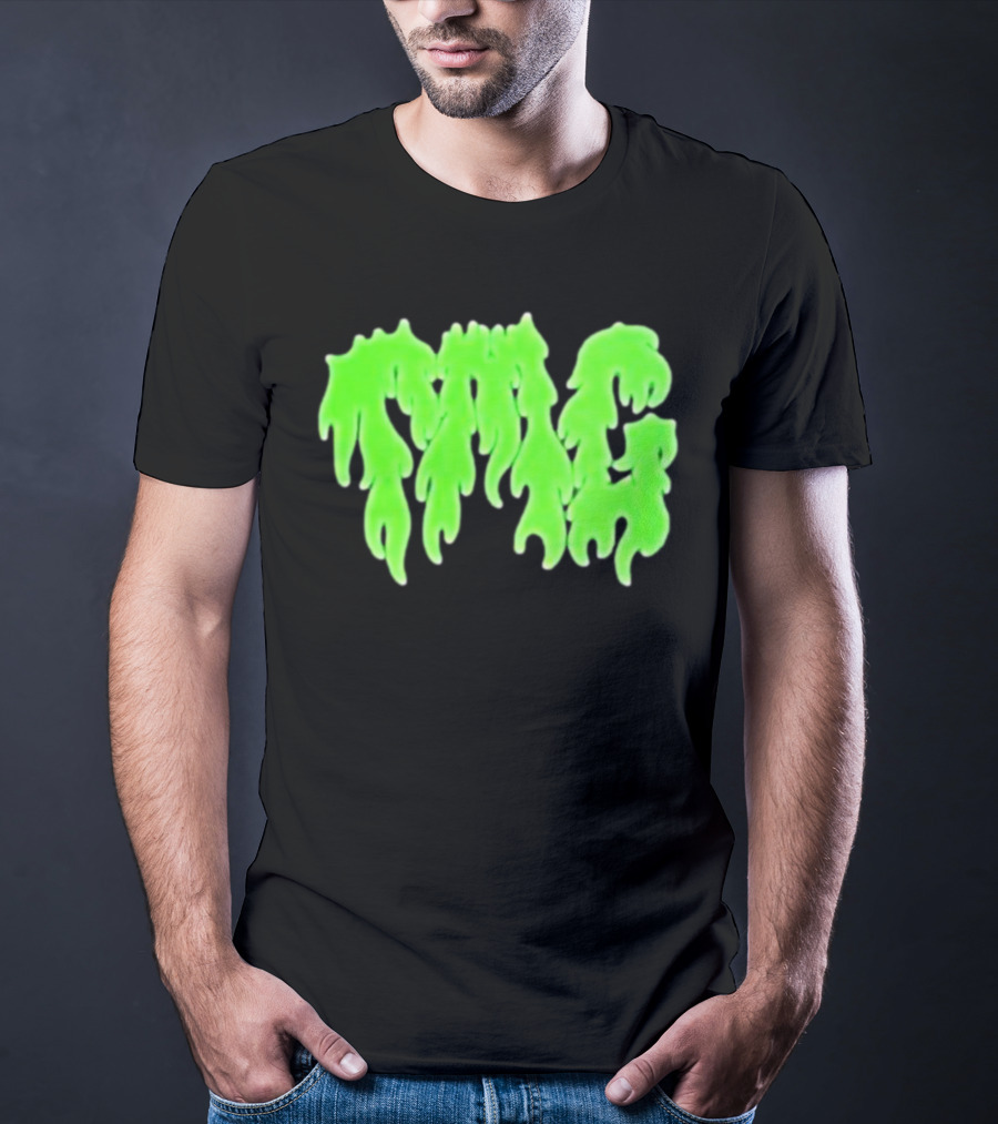 TMG Merch Slime Green Drip TMG T-Shirt