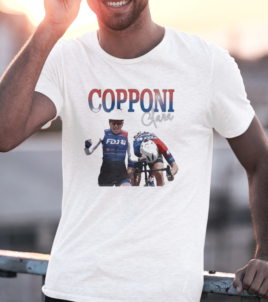 Clara Copponi FDJ Cycling Racing Champion T-Shirt