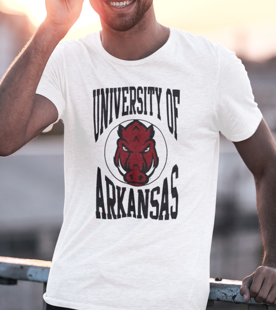 University Of Arkansas Razorbacks Lightweight Crew 3.0 T-Shirt