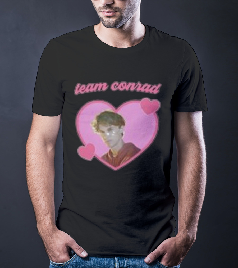 Team Conrad Heart Design Lembrar T-Shirt