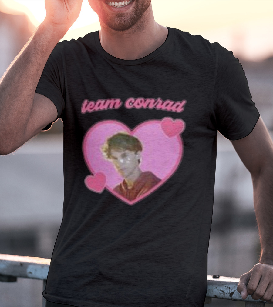 Team Conrad Heart Design Lembrar T-Shirt