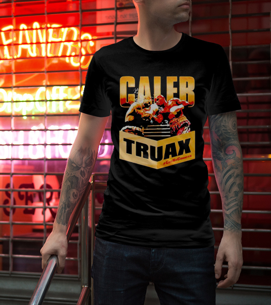 Caleb Truax Boxing Knockout #CutNoCorners T-Shirt