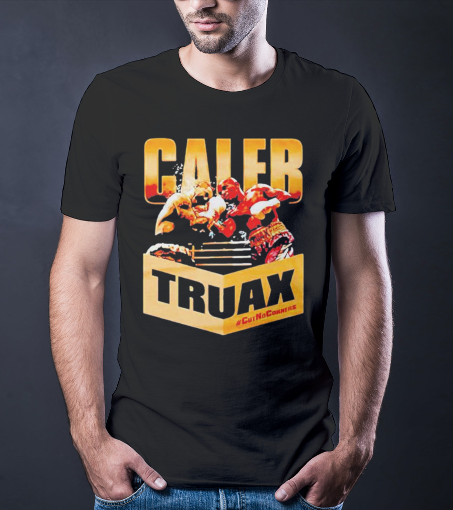 Caleb Truax Boxing Knockout #CutNoCorners T-Shirt