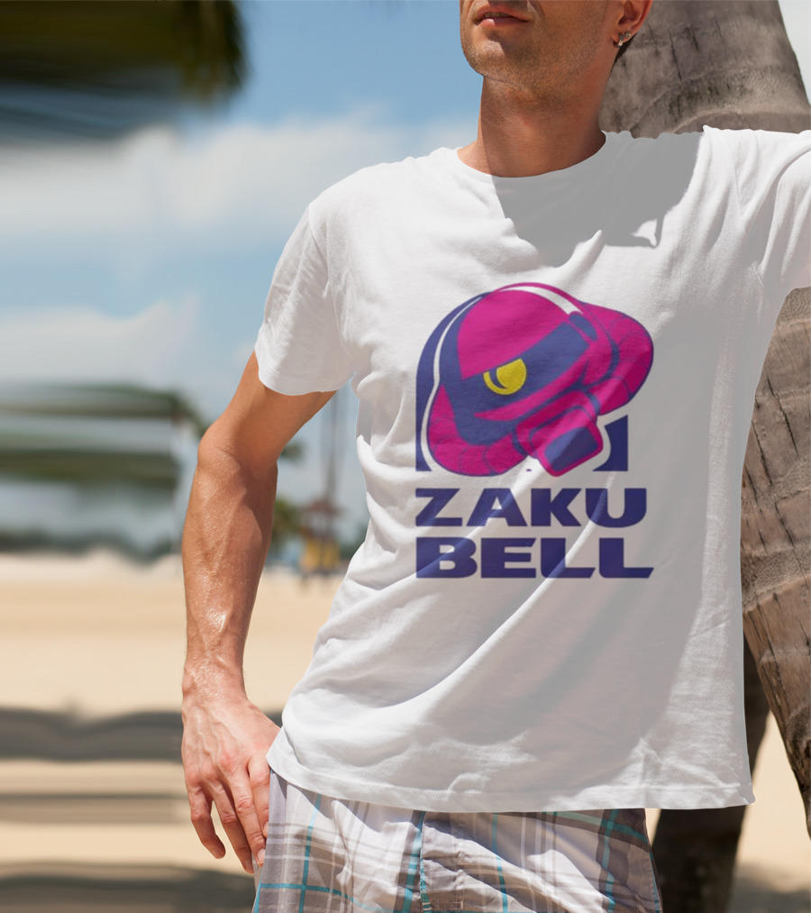 Dead Set Media Zaku Bell Mecha Fast Food Mashup T-Shirt