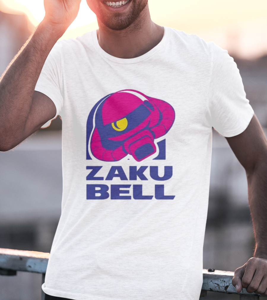 Dead Set Media Zaku Bell Mecha Fast Food Mashup T-Shirt