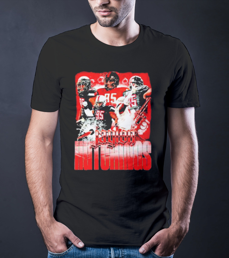 Jaylon Hutchings 95 Red Football Legends T-Shirt