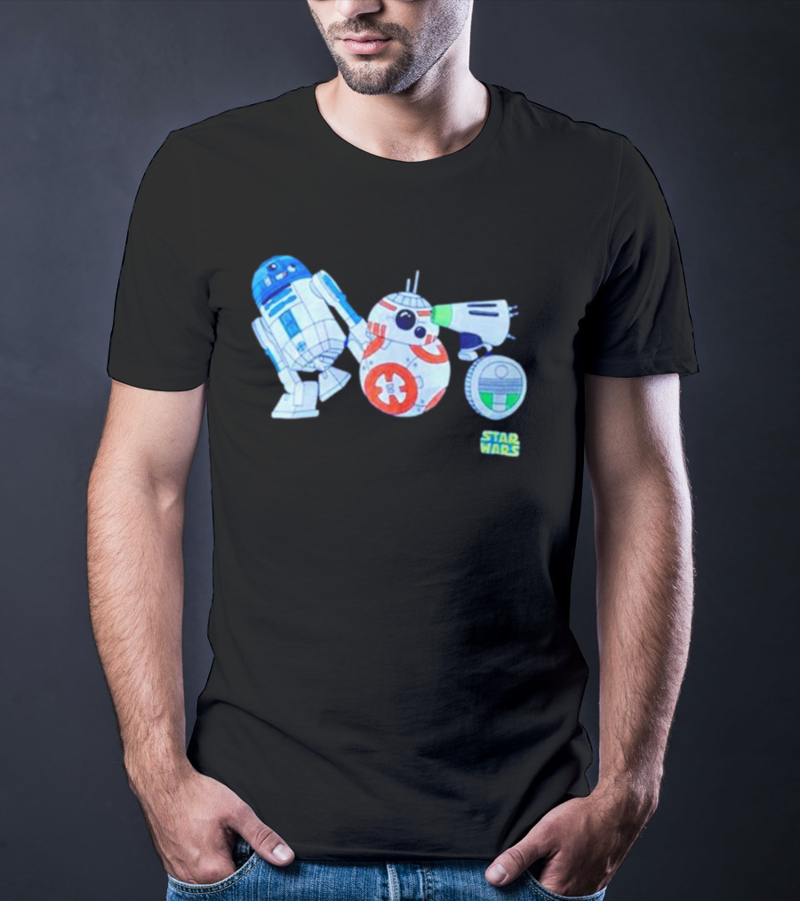 R2-D2 BB-8 D-O Star Wars Droid Collection T-Shirt