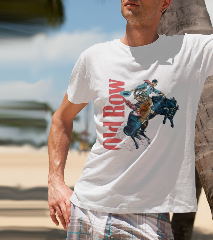 Old Row Cowboy Rodeo Rider Galloping 3.0 T-Shirt
