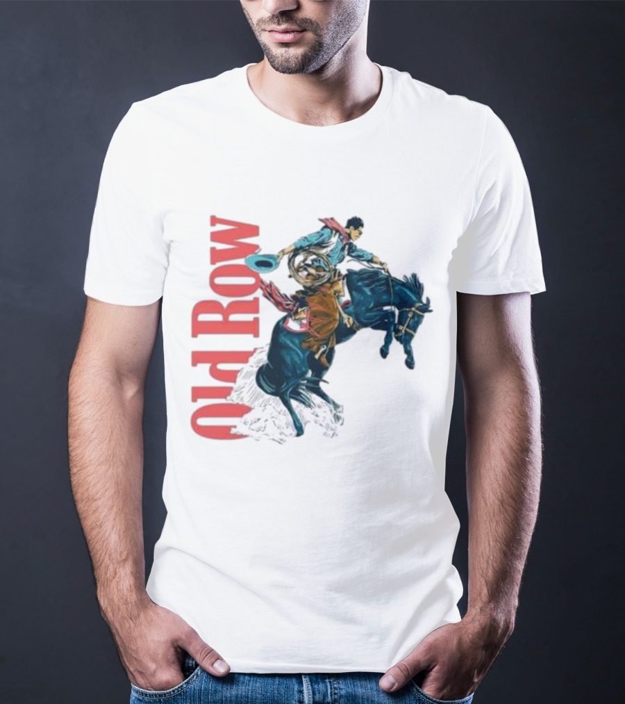 Old Row Cowboy Rodeo Rider Galloping 3.0 T-Shirt