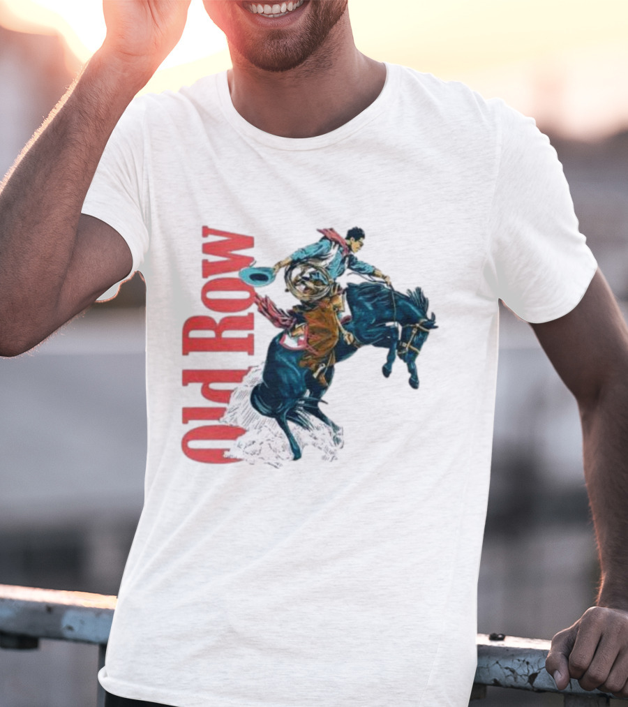 Old Row Cowboy Rodeo Rider Galloping 3.0 T-Shirt