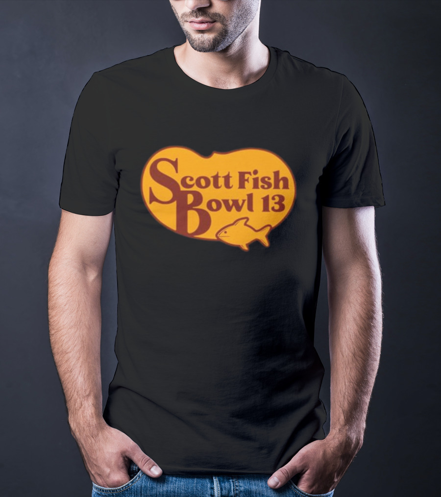 Scott Fish Bowl 13 Logo With Fish T-Shirt