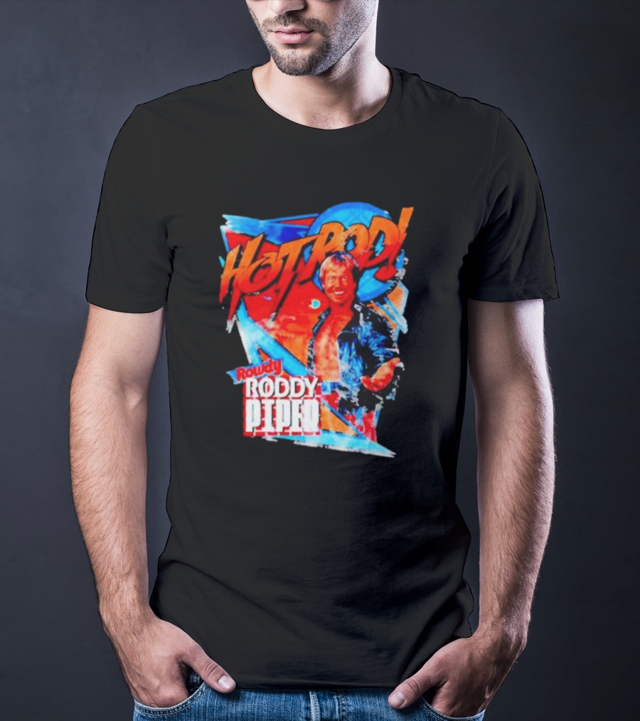 Rowdy Roddy Piper Hot Rod Iconic Wrestling T-Shirt