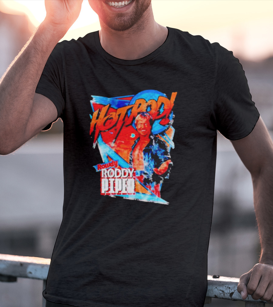Rowdy Roddy Piper Hot Rod Iconic Wrestling T-Shirt