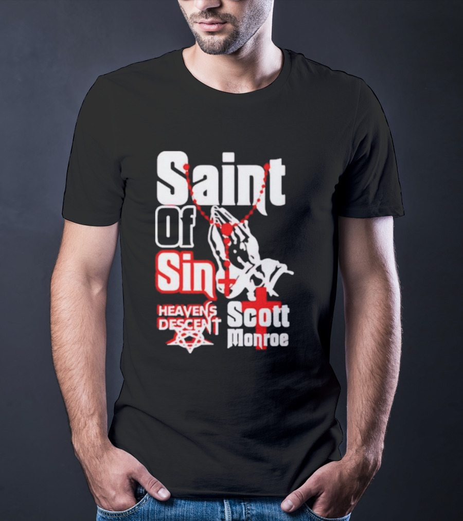 Saint Of Sin Heavens Descent Scott Monroe T-Shirt