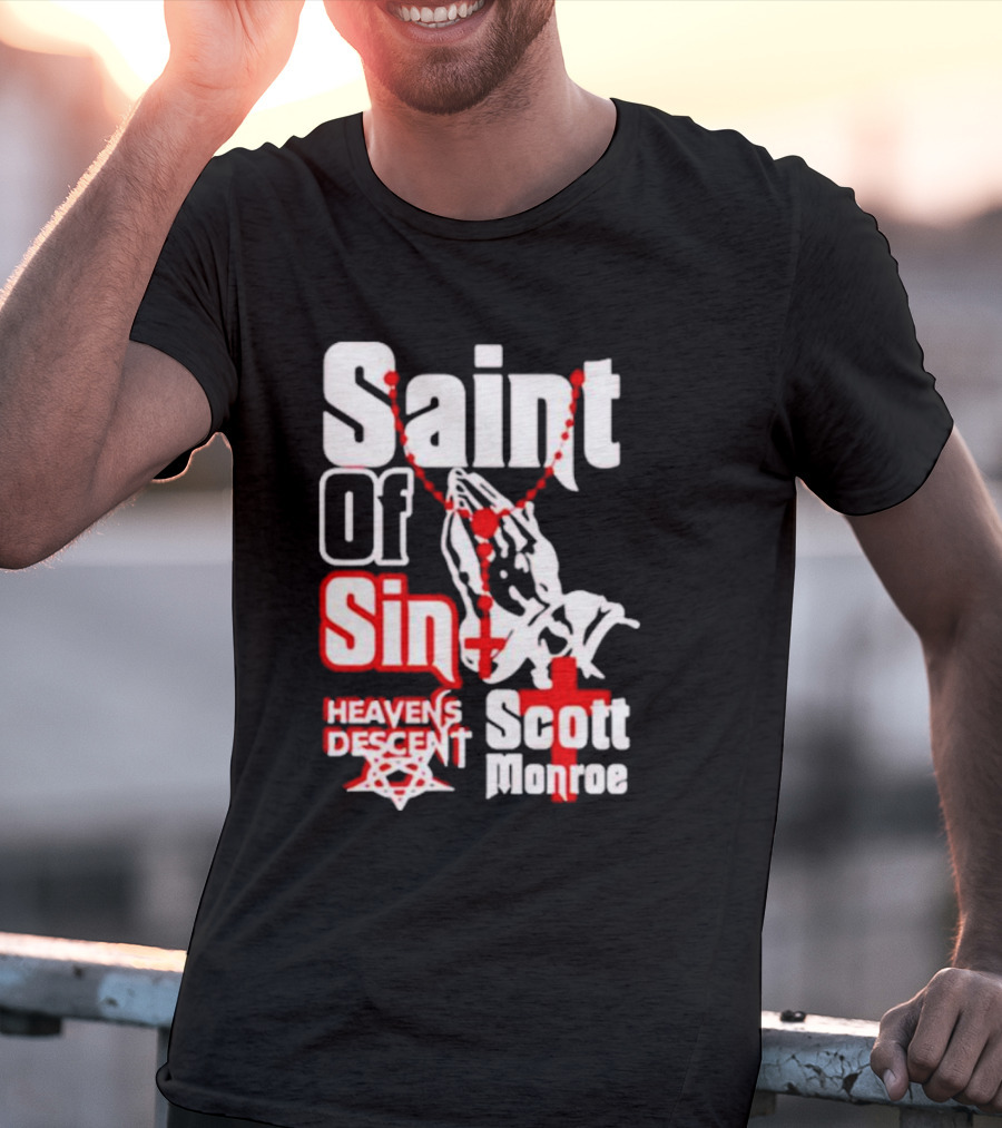 Saint Of Sin Heavens Descent Scott Monroe T-Shirt
