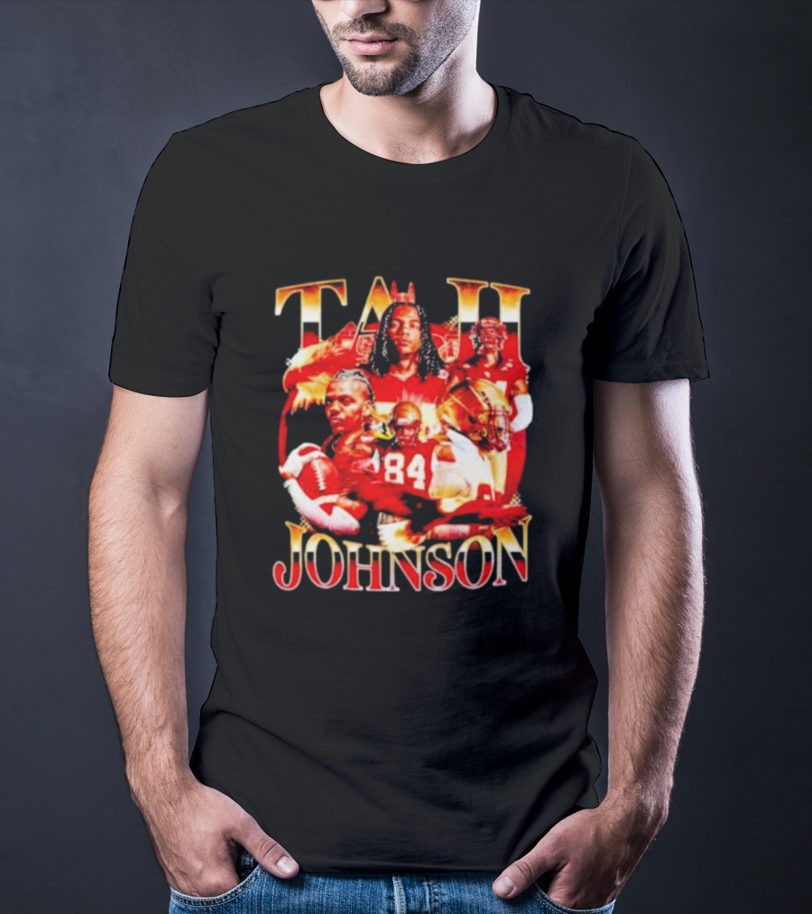TAJI Johnson Football Highlights 84 T-Shirt