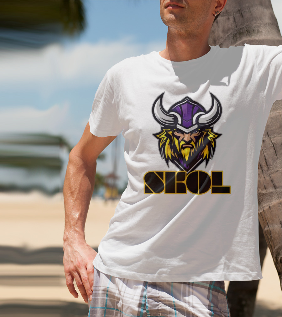 Minnesota Vikings Skol Scandinavian Pride Viking T-Shirt