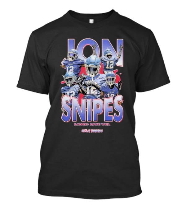 JON SNIPES LONG LIVE VEL NYC THREADS 12 Football T-Shirt